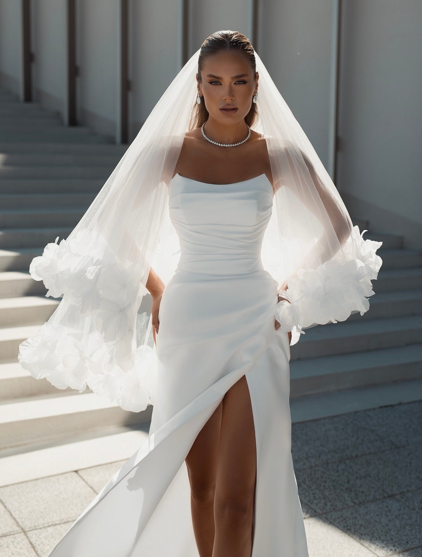 VEILS 2508 3D FLOWER