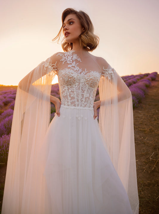 AREA Airy wedding dress