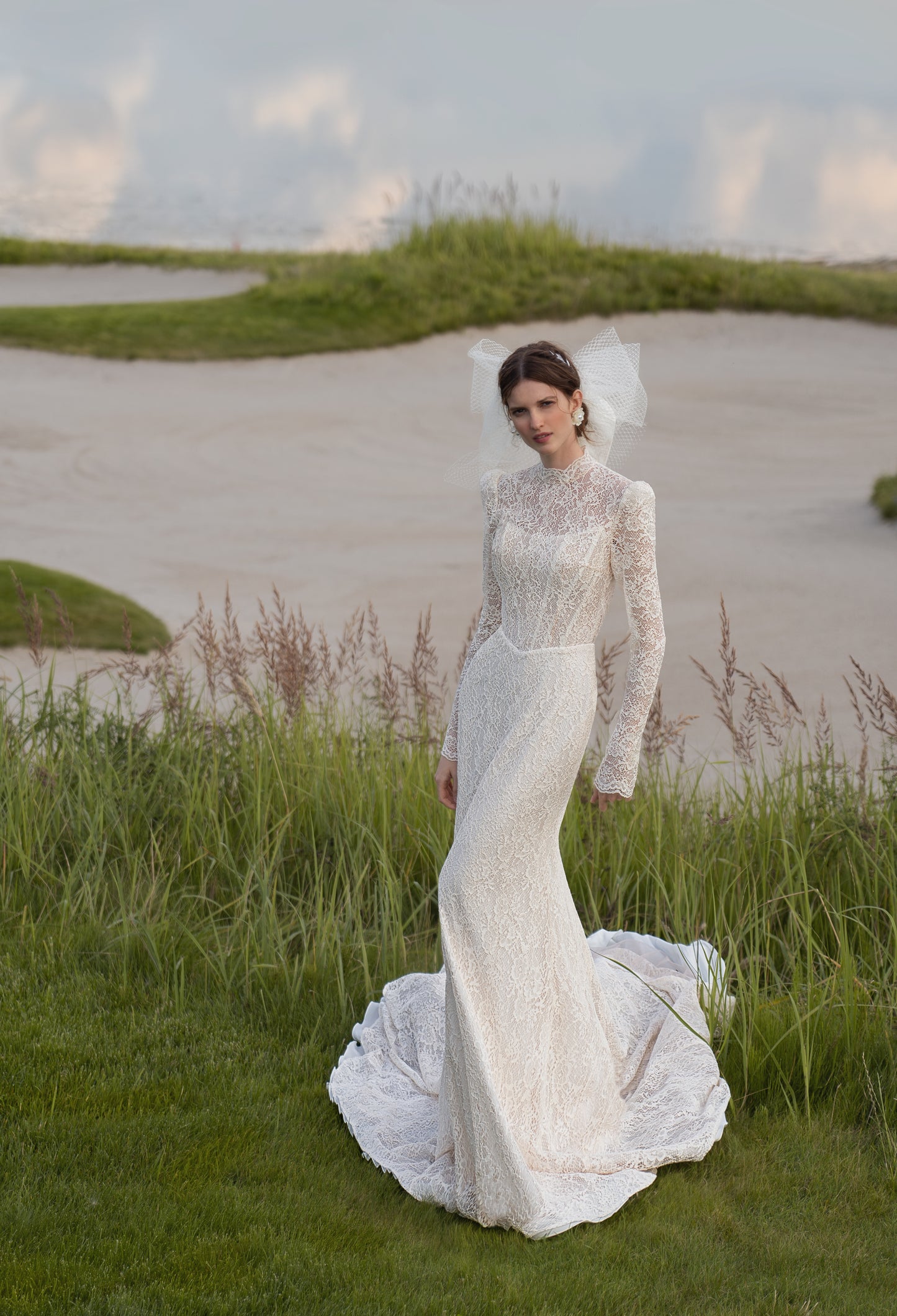 BLANSH Vintage Lace Mermaid Wedding Dress