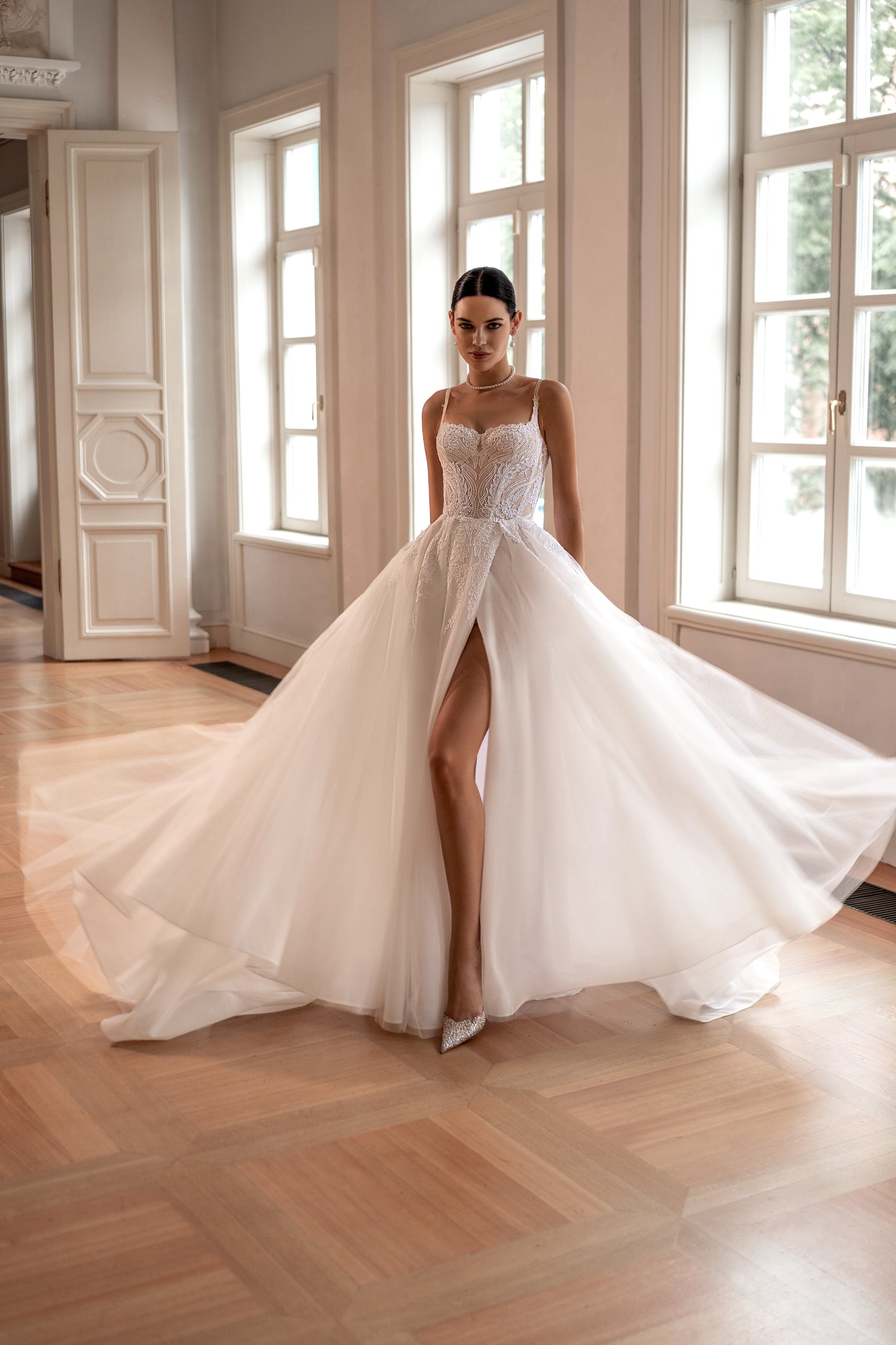 EMILIENA A-line silhouette dress