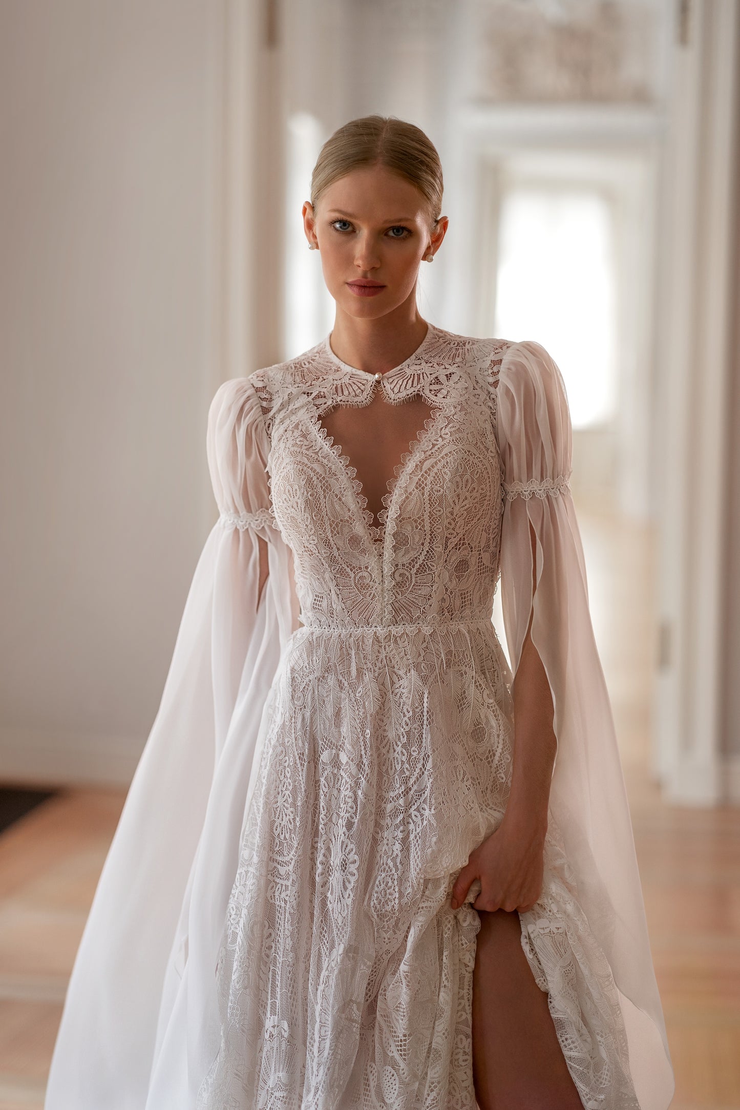 IYA Bohemian Lace Bridal Gown