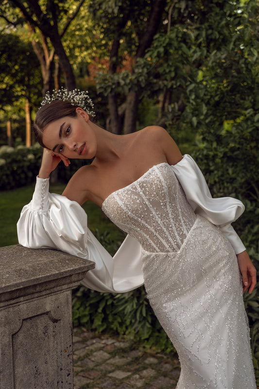 KORIN Shiny Wedding Dress