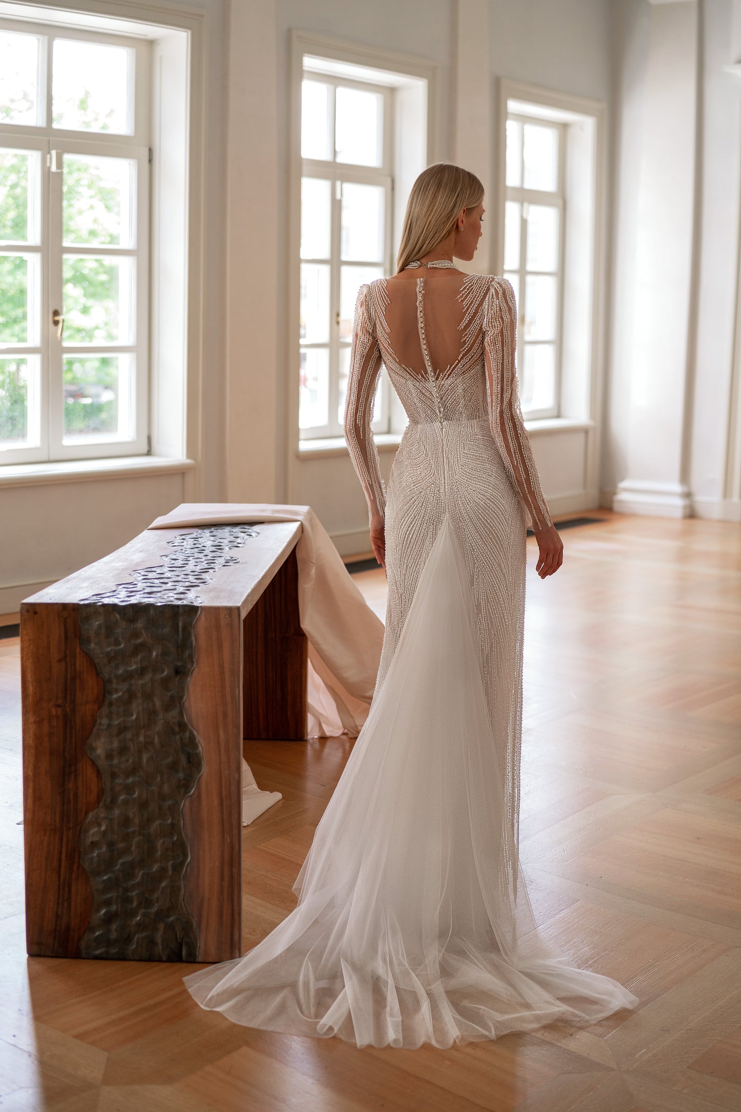 DEVORA- Elegant Mermaid Lace Wedding Dress