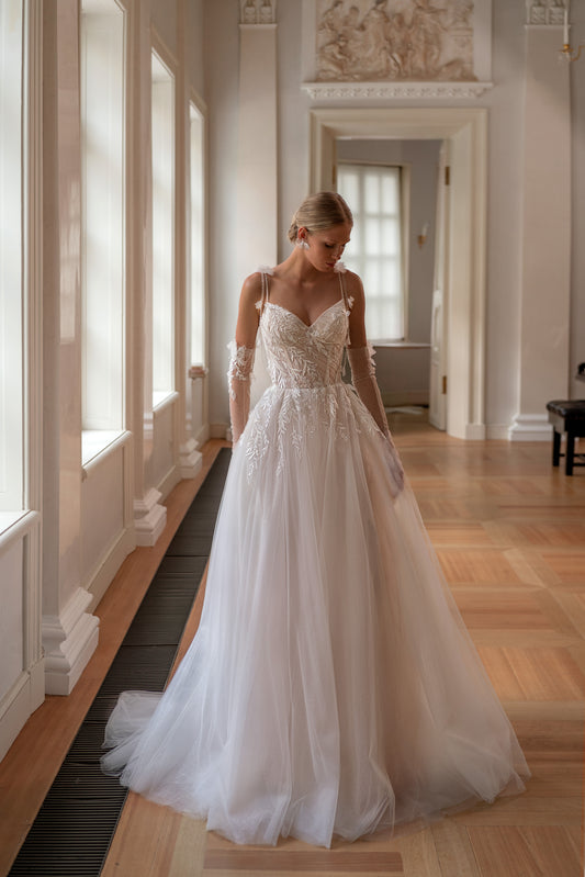 ERA-Flower lace Wedding Dress