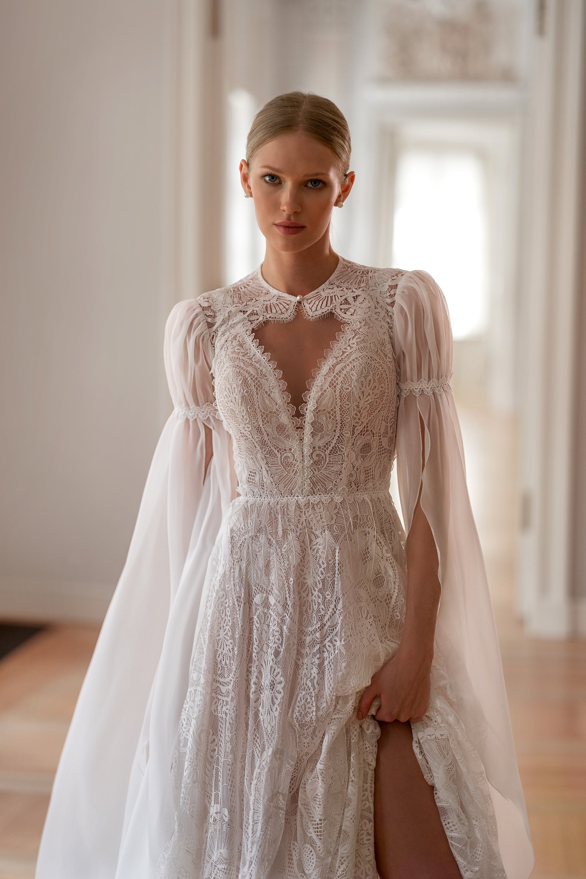 IYA Bohemian Lace Bridal Gown FIORE IYA Bohemian Lace Bridal Gown FIORE