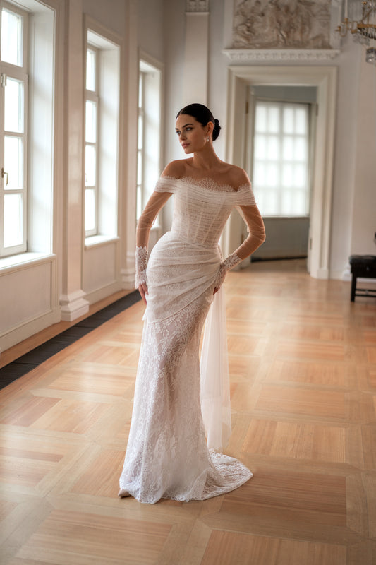 MALKA- Mermaid Lace Wedding Dress