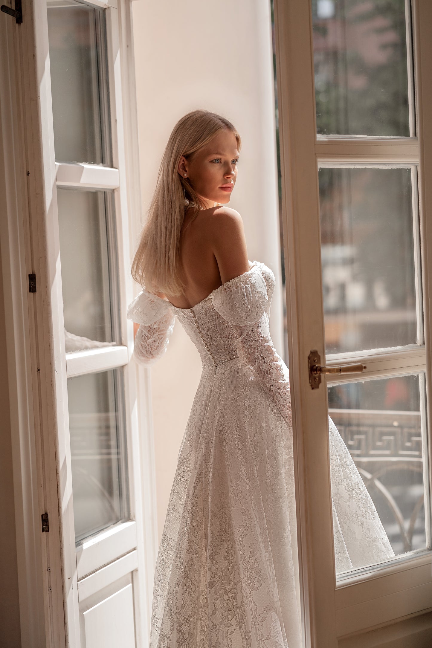 MIRONA- Lace Wedding Dress